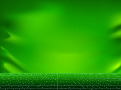 清新绿色科技展板背景