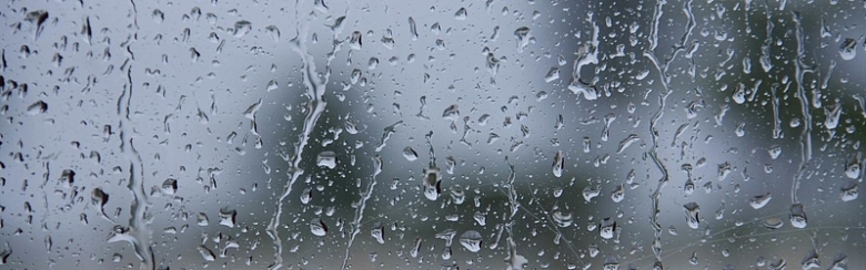高清雨天玻璃背景