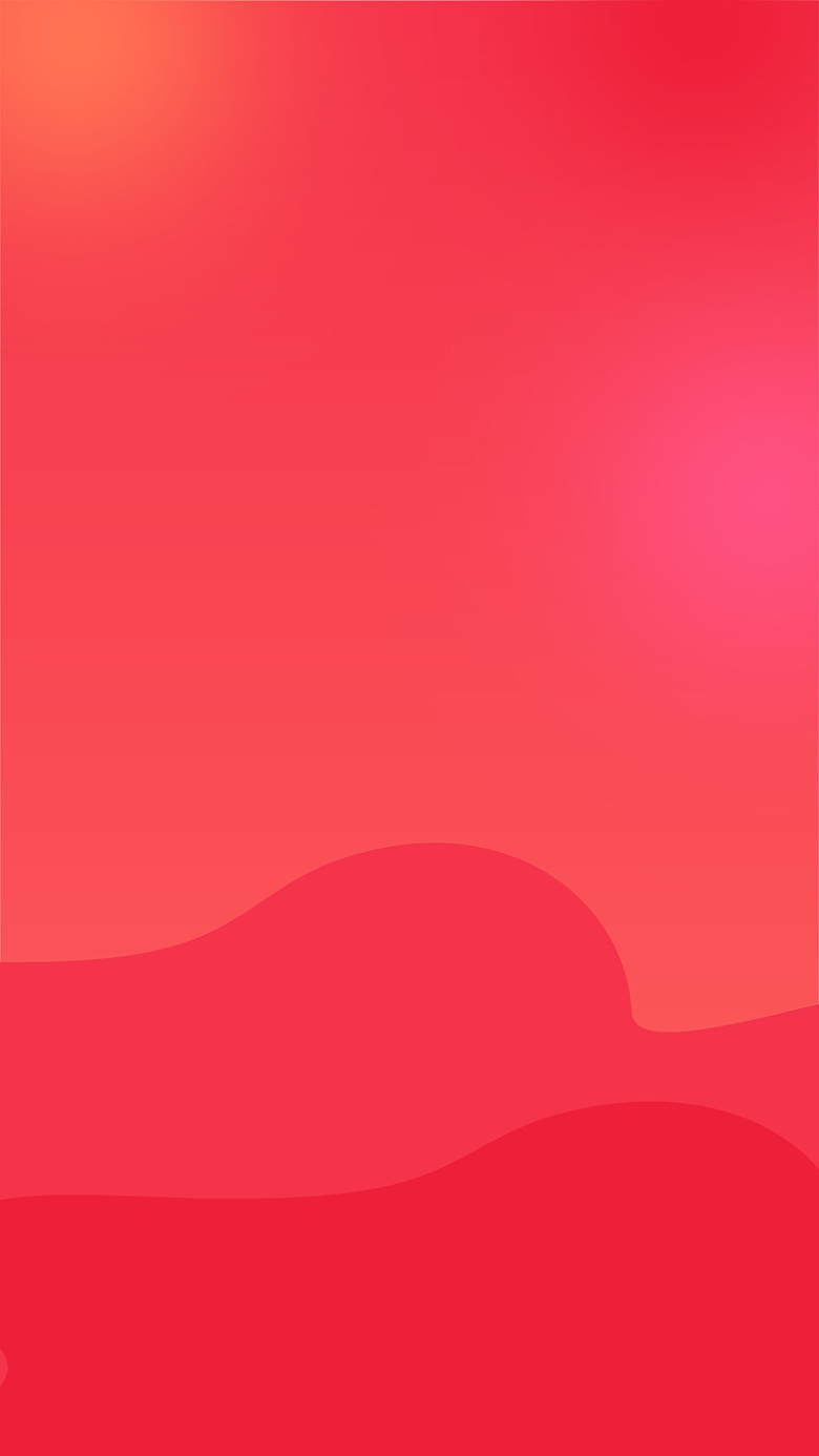 红色简约唯美手绘背景