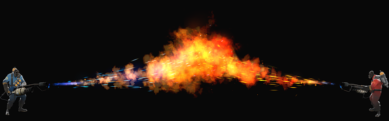 游戏人物火焰背景图