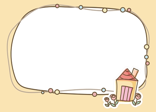 矢量卡通边框手绘背景素材