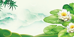 清雅爱廉说广告背景