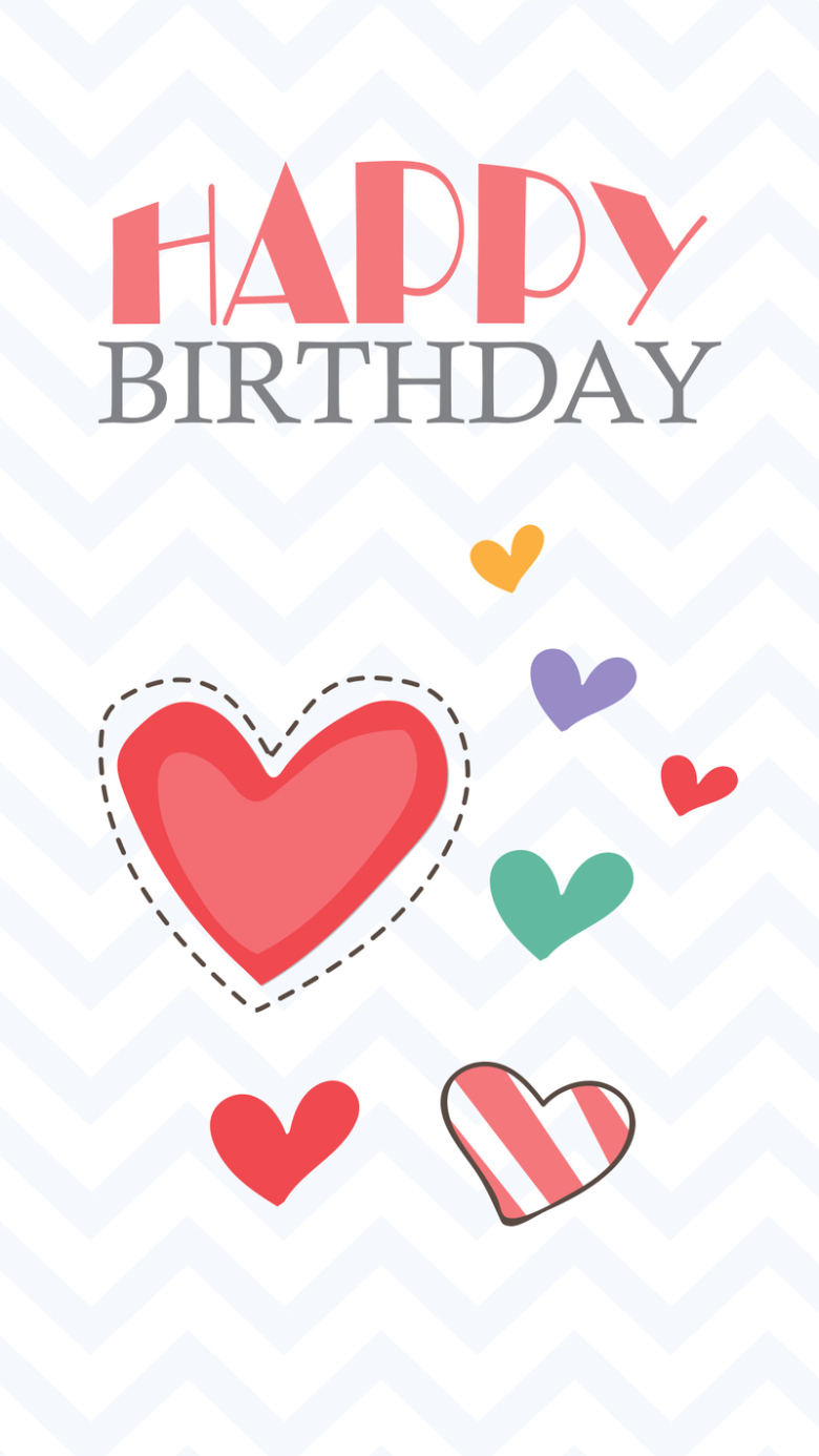 心形生日背景psd分层h5背景素材