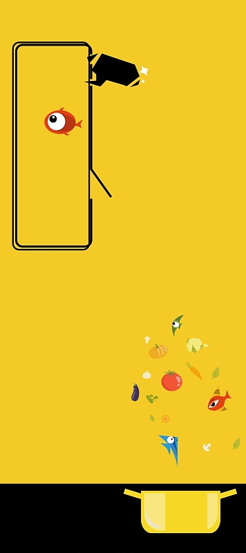 黑黄撞色招聘展板宣传海报背景模板