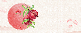 石榴手绘红色banner