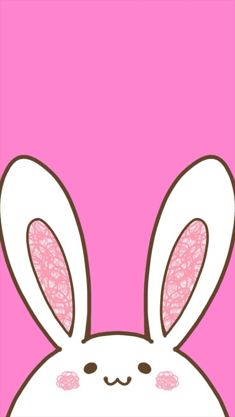 卡通可爱萌兔子H5背景