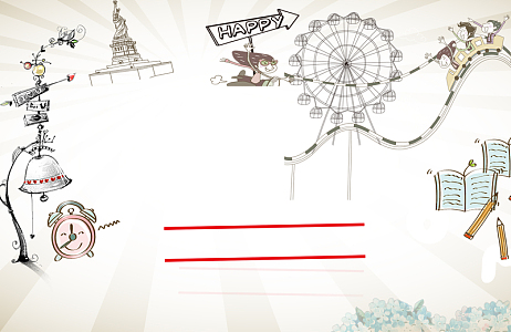 插画人设背景素材_插画人设背景图片下载_觅元素