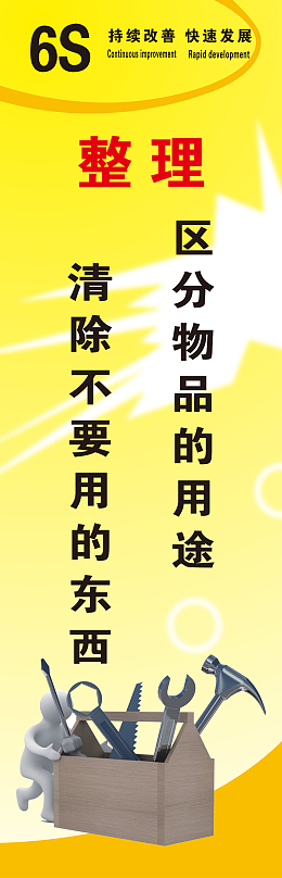 企业管理6S管理背景素材