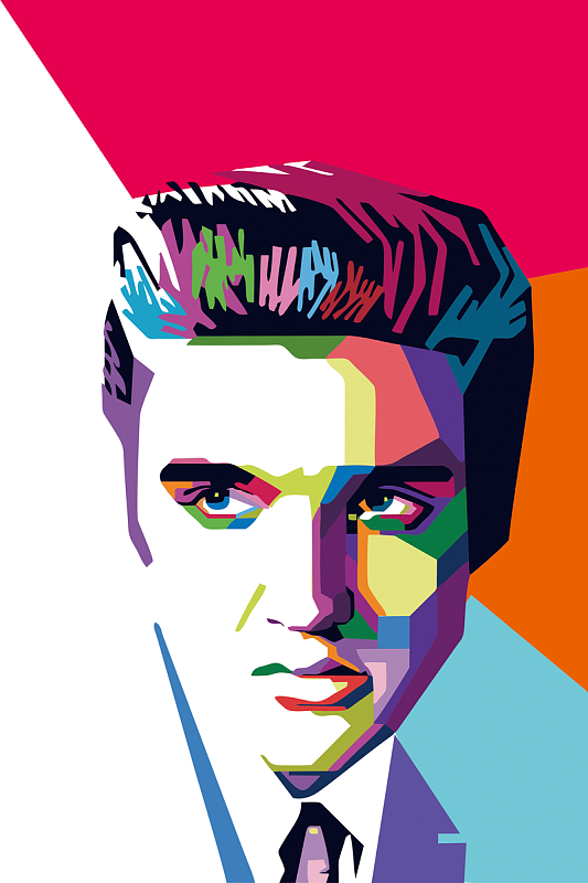 音乐节人物海报背景