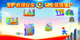 企业安全生产展板车间安全施工安全宣传栏