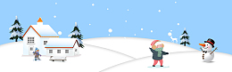 二十四节气大雪淡蓝色文艺唯美节气banner