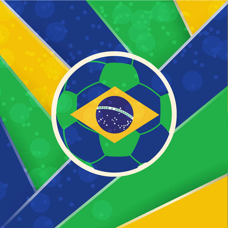 创意巴西世界杯背景素材