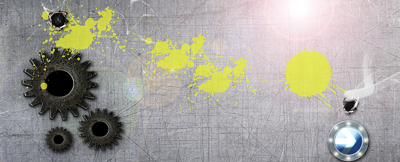 男神节泼墨齿轮质感纹理灯光背景