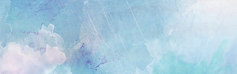 蓝色清新水彩风纹理banner