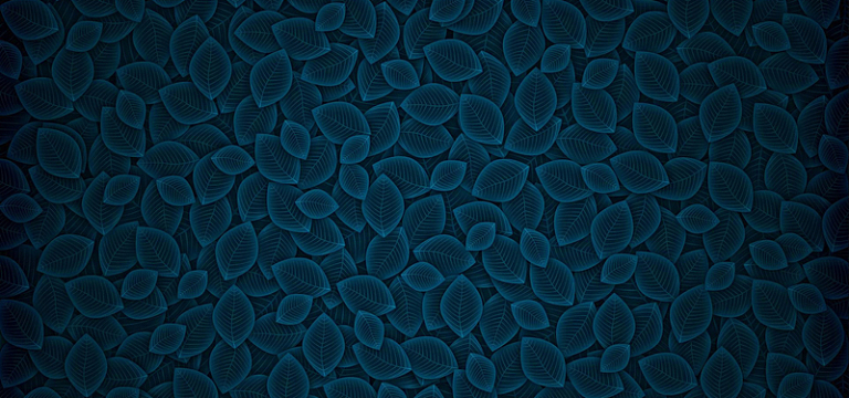 深蓝色叶脉纹理背景