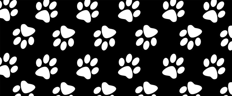 黑白色脚印平铺背景图