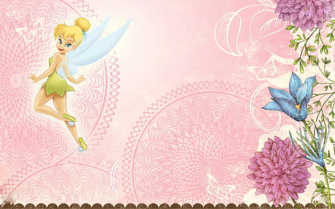 粉红色卡通迪尼斯公主背景图