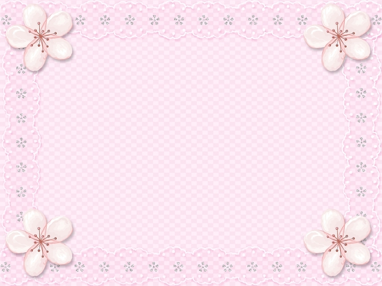 粉色花卉新品上市平面广告