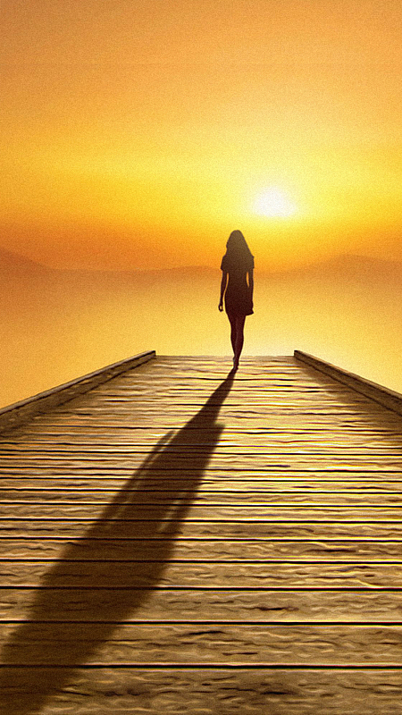 人背影风景素材-人背影风景图片元素-觅元素