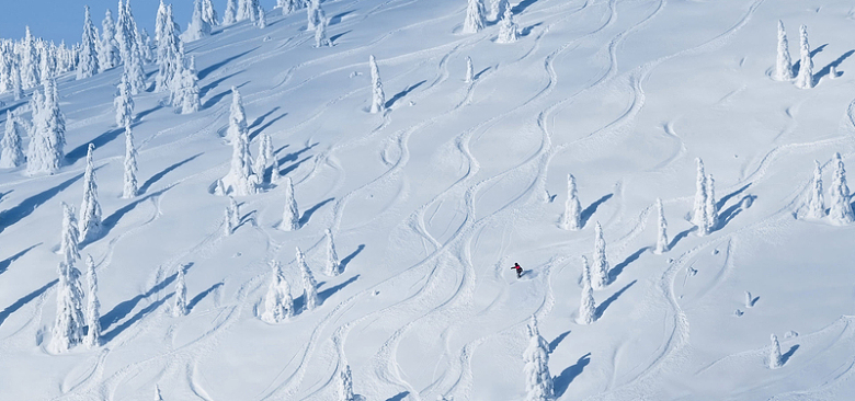 冬季滑雪淘宝海报背景banner