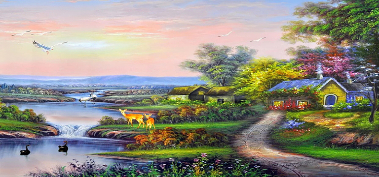 风景油画