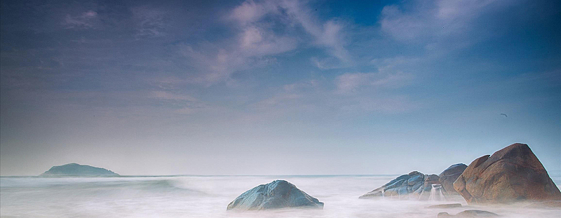 大气海边背景