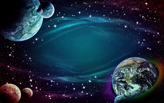 天空闪耀星星漂亮背景