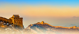 自然美蓝天长城旅游banner