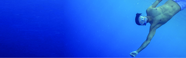 海底潜水背景图