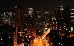 简约都市夜晚背景