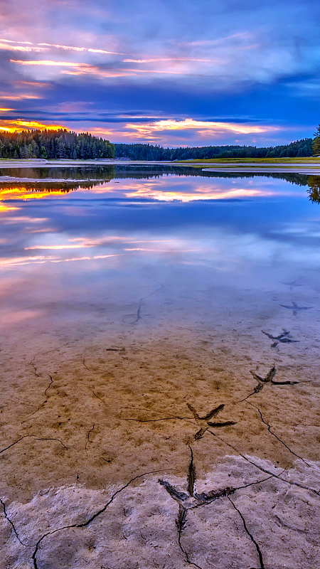 蓝色大海高清h5背景