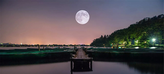 中秋月亮背景