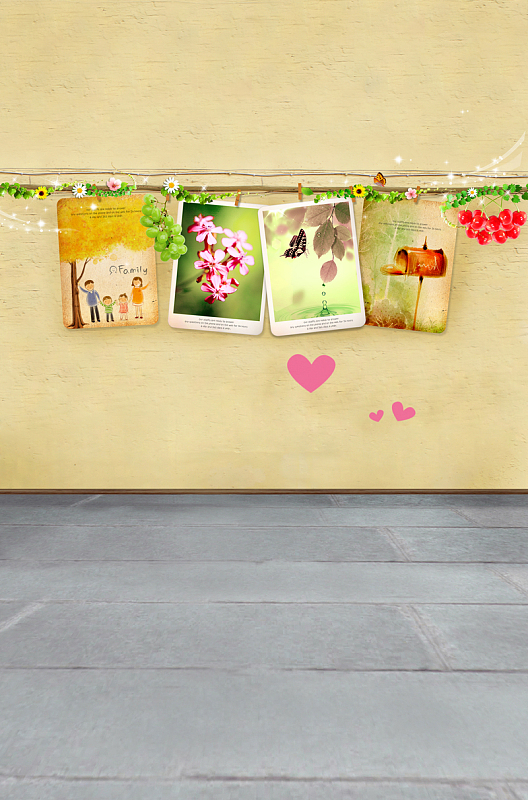 摄影背景 相片 照片海报背景素材