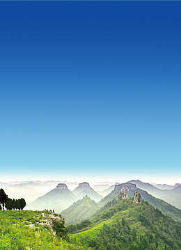 崮乡旅游景区活动海报背景素材