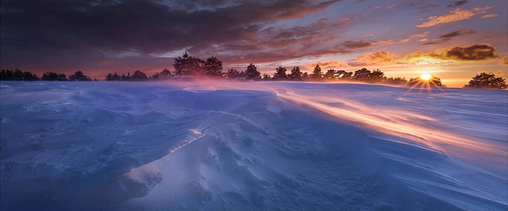 雪天背景