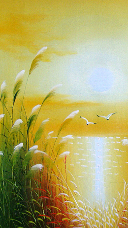 芦苇荡h5素材背景