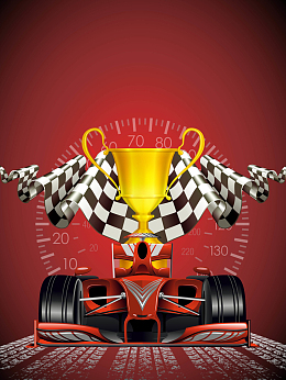 F1赛车大赛背景素材
