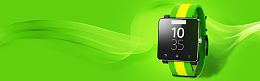手表大促销简约绿色banner