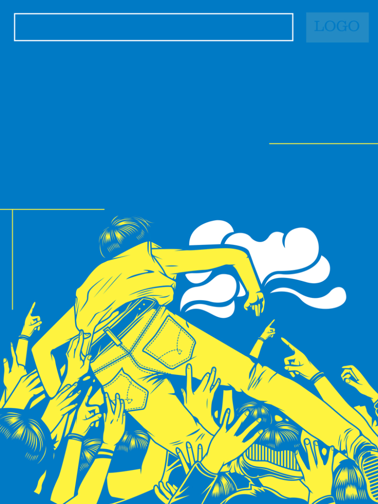 摇滚音乐节海报背景