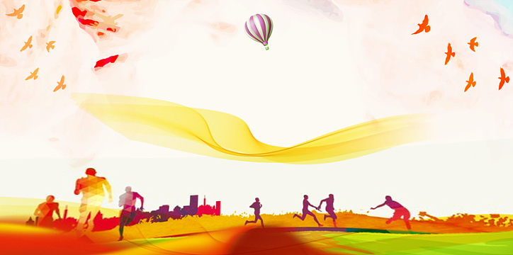 校园运动会海报背景