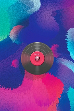 音乐狂欢嘉年华party背景