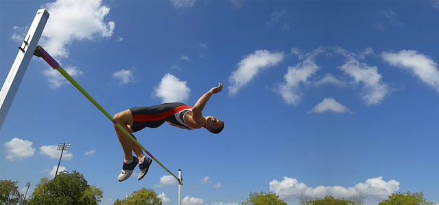 跳高运动背景