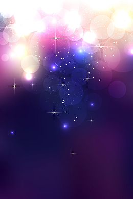 梦幻灯光促销狂欢平面广告