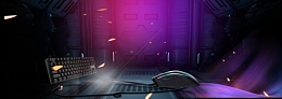电子产品上新紫色banner