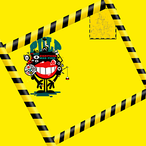 黄色潮流活力背景