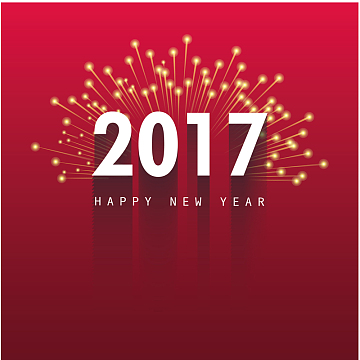 2017新年海报背景素材