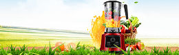 榨汁机促销季景色banner