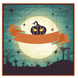 恐怖主题海报背景