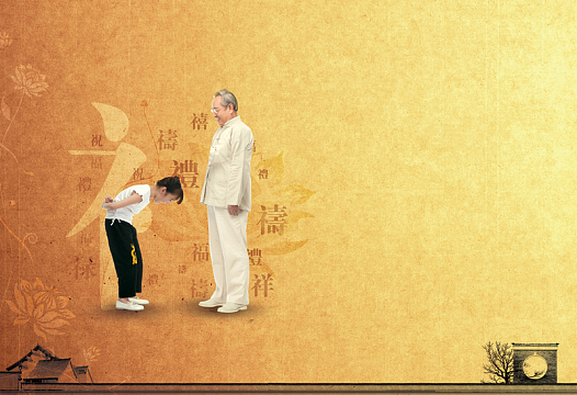中国文化礼仪背景素材