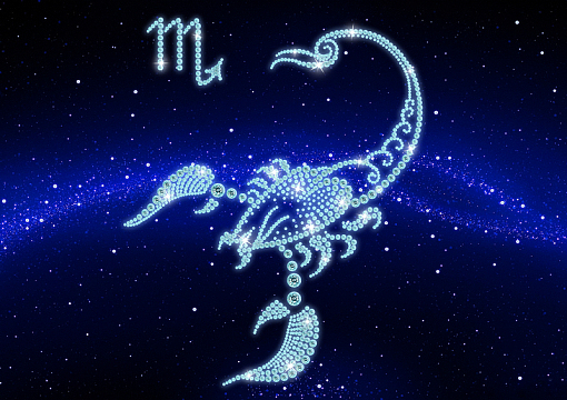 天蝎座 蓝色星空星座背景素材psdjpg蓝色梦幻星空浪漫七夕psd分层h5